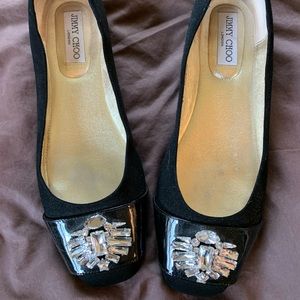 Jimmy Choo embellished flats